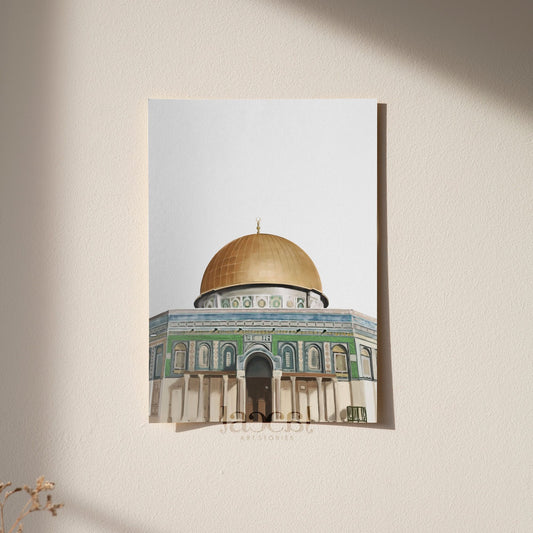 Dome of the Rock (Qubbah as-Sakhra) - Digital Painting