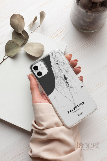 Palestine Map iPhone Clear Case