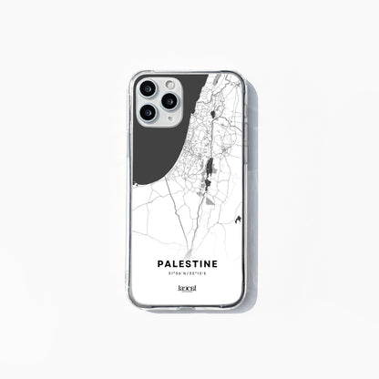 Palestine Map iPhone Clear Case