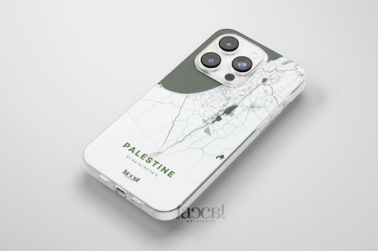 Palestine Map iPhone Clear Case